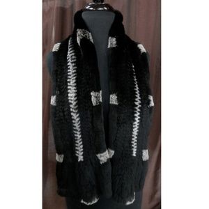 Rex Rabbit Fur Scarf